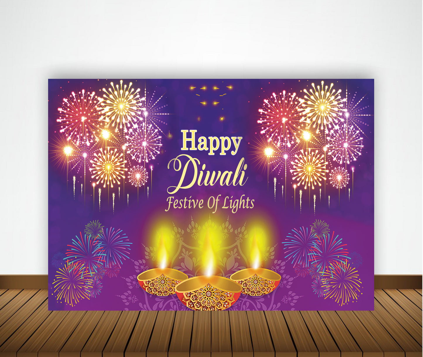 Diwali Party Decoration Backdrop