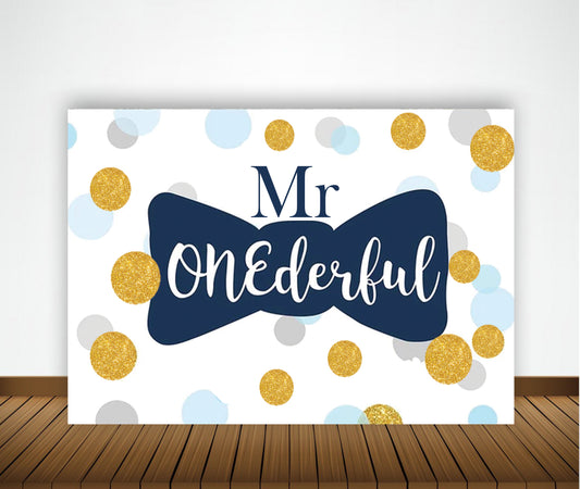 First Birthday Party Backdrop Decoration for Boys