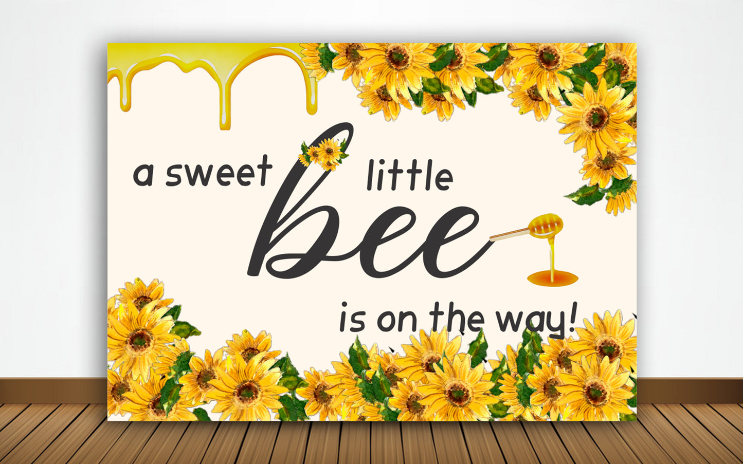 Baby Shower What It Will Bee Backdrop