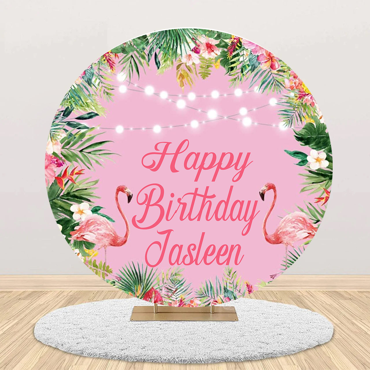 Flamingo Theme Birthday Party Backdrop