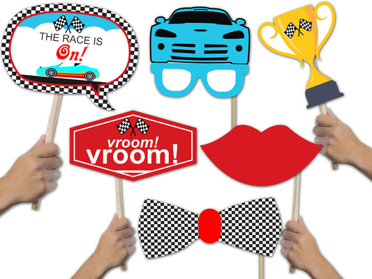 Cars Birthday Party Photo Booth Props Kit