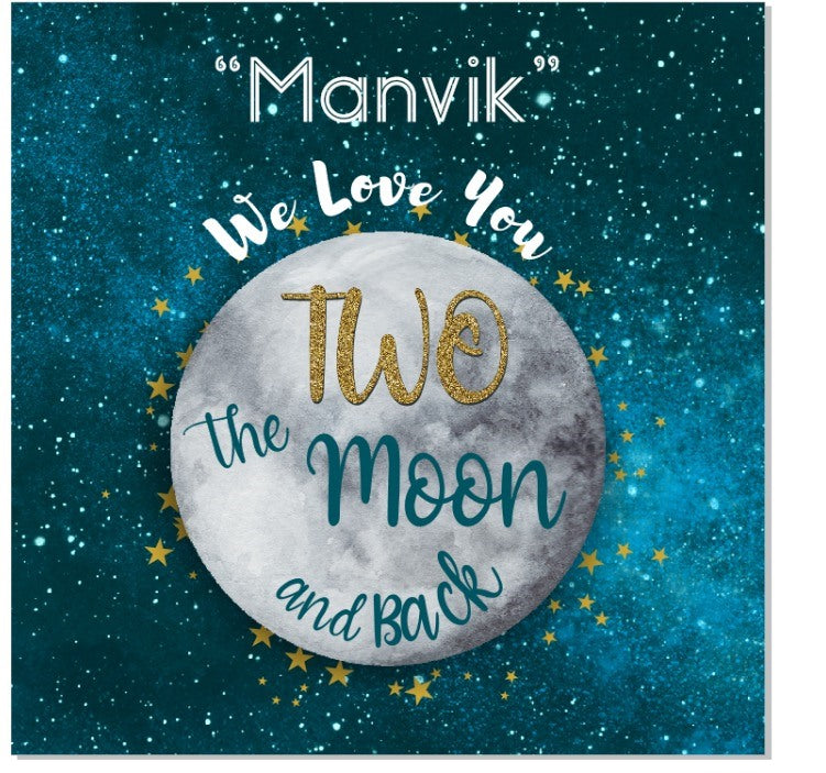 Personalize 2nd Birthday Backdrop Banner