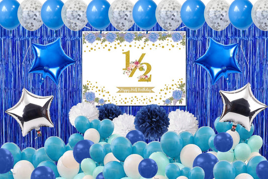 Half Birthday Complete Set for Boys Birthday Party