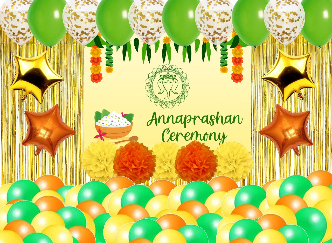 Annaprashan Ceremony Boys Pompom Decoration Kit