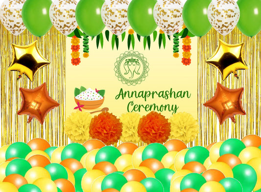 Annaprashan Ceremony Boys Pompom Decoration Kit