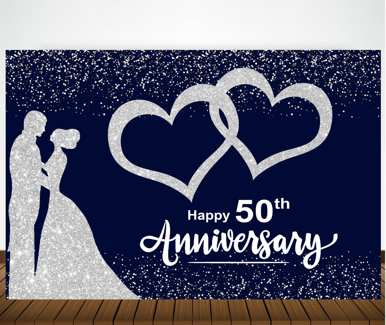 50th Anniversary Party Backdrop For Decorations