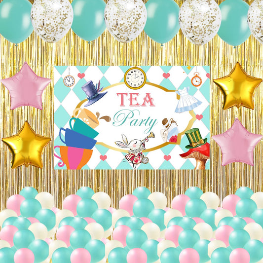 Alice Tea Party Theme Birthday Party Complete Party Set