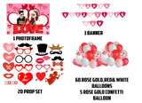 Valentine Photo booth And Decoration Set For Valentine Decoration Party