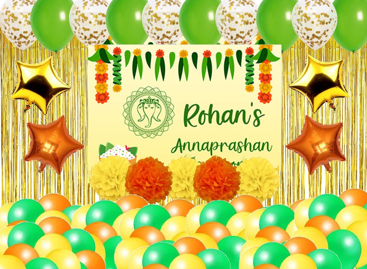 Annaprashan Ceremony Boys Pompom Decoration Kit