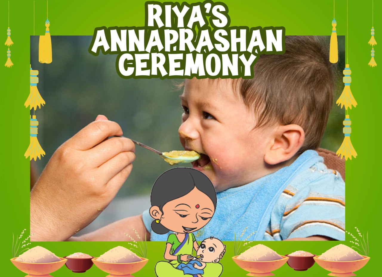 Annaprashan Ceremony Photo Booth Picture Frame