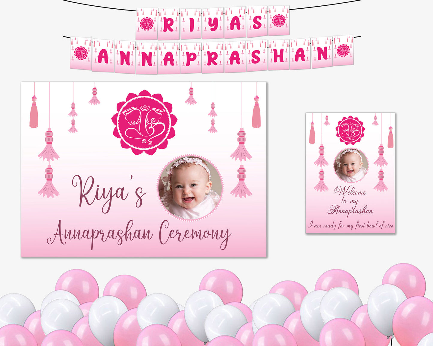 Annaprashan Ceremony Girls Decoration Kit