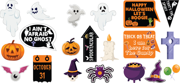 Halloween Theme Party Photo Booth Props Kit