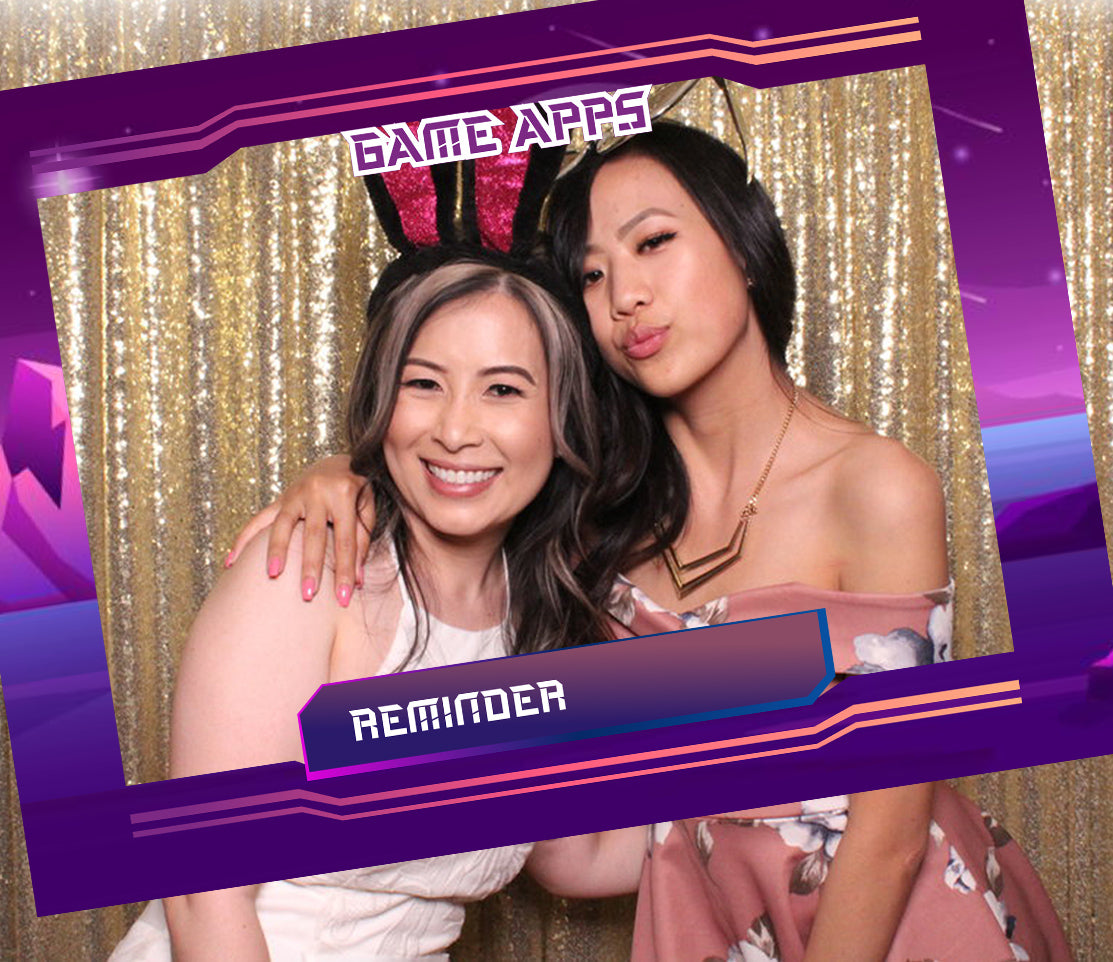Gaming Theme Birthday Party Selfie Photo Booth Frame