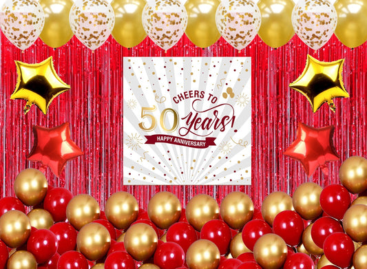 50th Anniversary Party Complete Set for Decorations