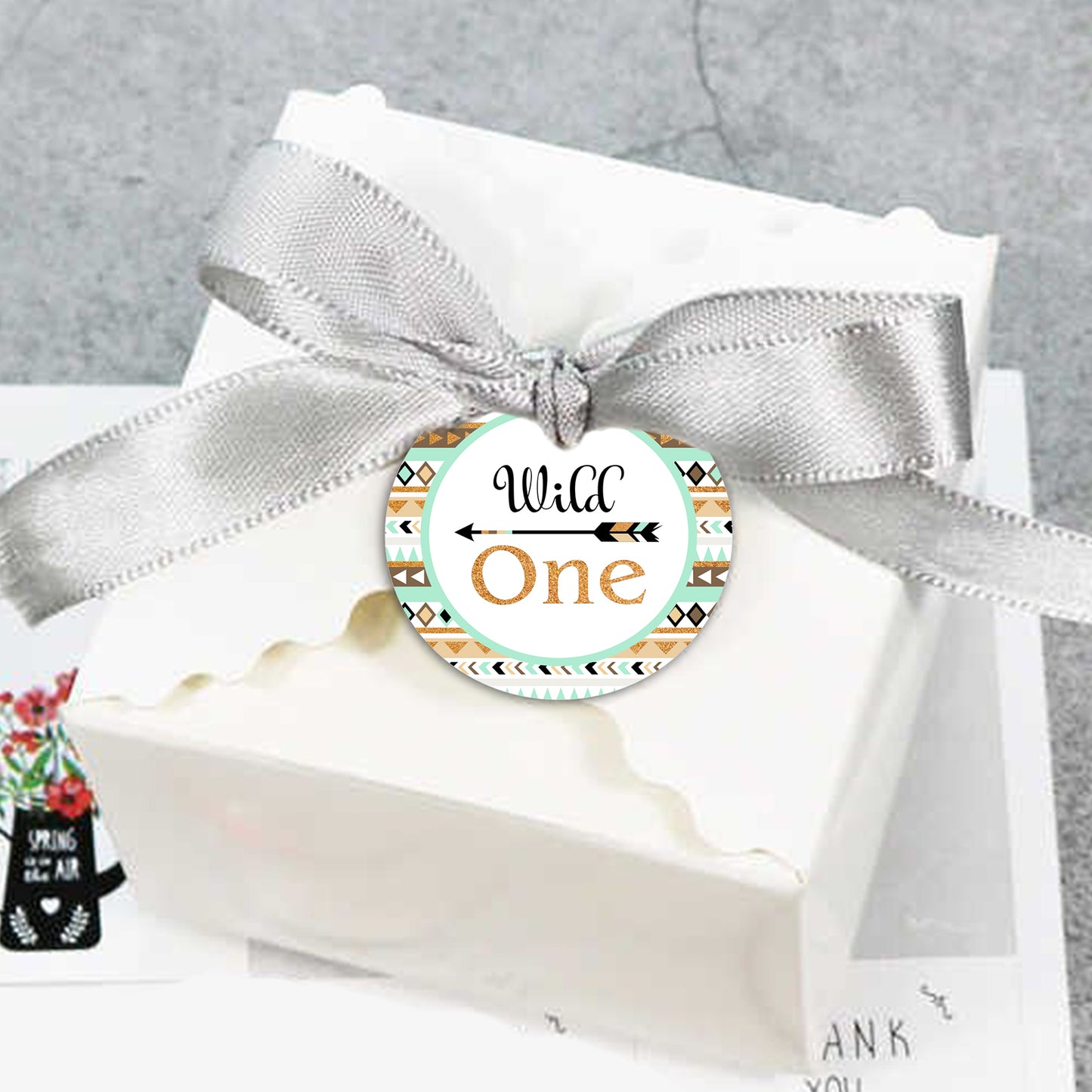 Wild One Birthday Party Thank You Gift Tags
