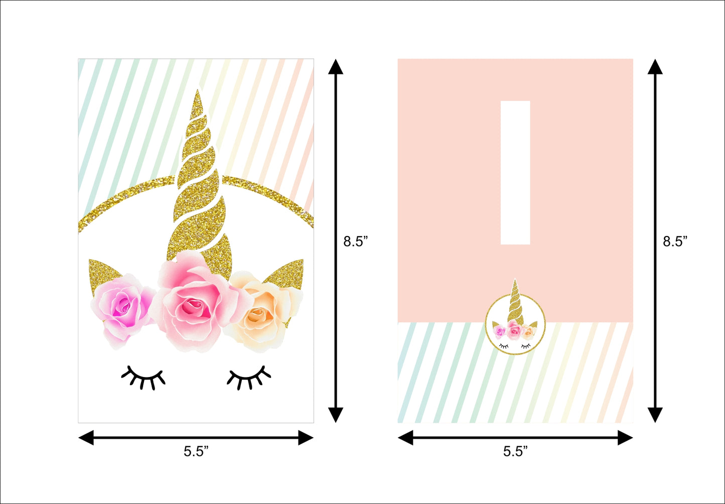 Unicorn Theme Birthday Party Banner for Decoration