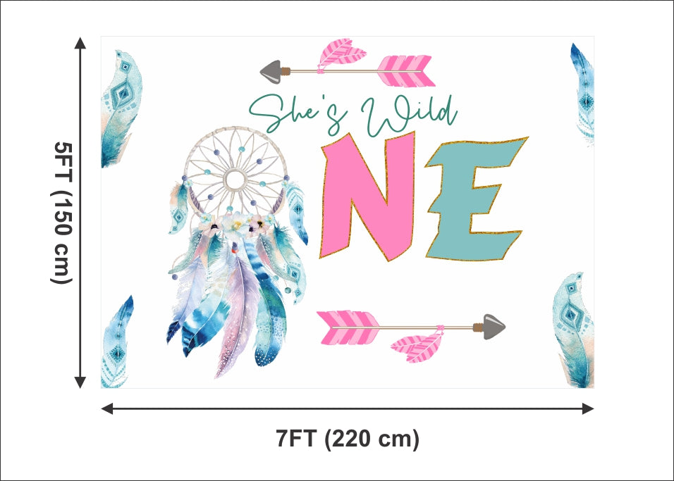 Wild One Birthday Party Backdrop