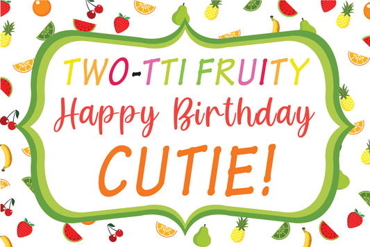 Twotti Fruity Theme Birthday Table Mats for Decoration