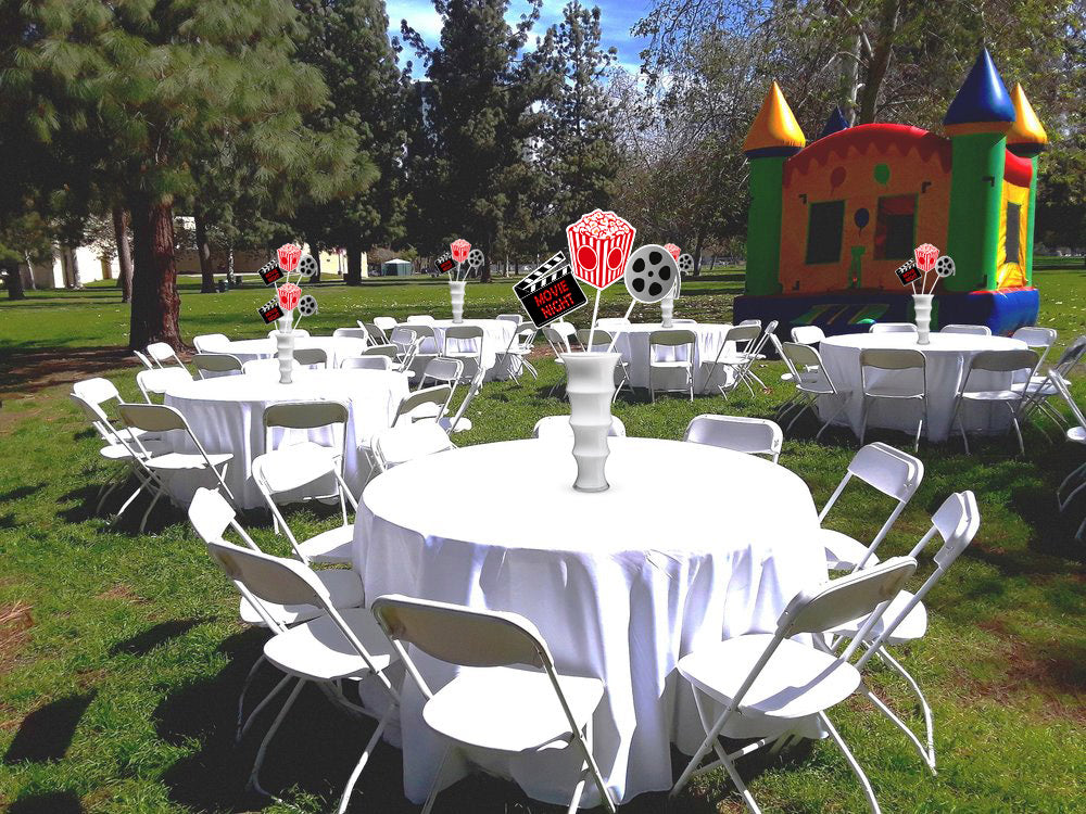 Movie Night Theme Table Topper for Decoration