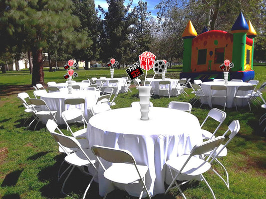 Movie Night Theme Table Topper for Decoration