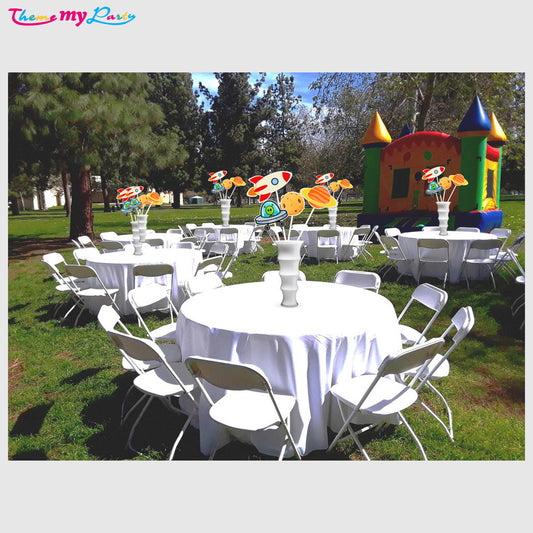 Space  theme Birthday Party Table Toppers for Decoration