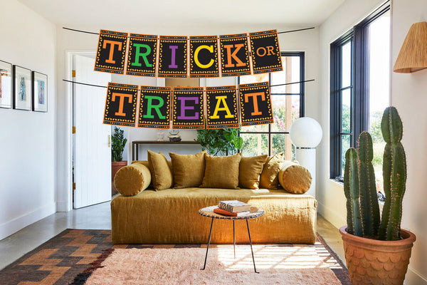 Trick or Treat Halloween Party Banner