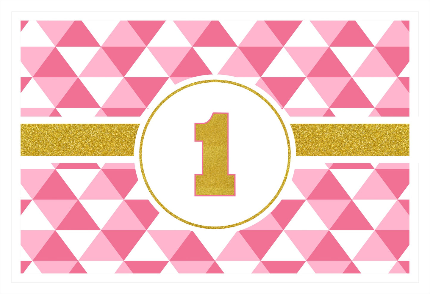 One Is Fun First Birthday Table Mats for Decoration