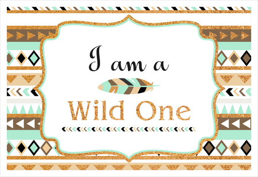 Wild One Birthday Table Mats for Decoration