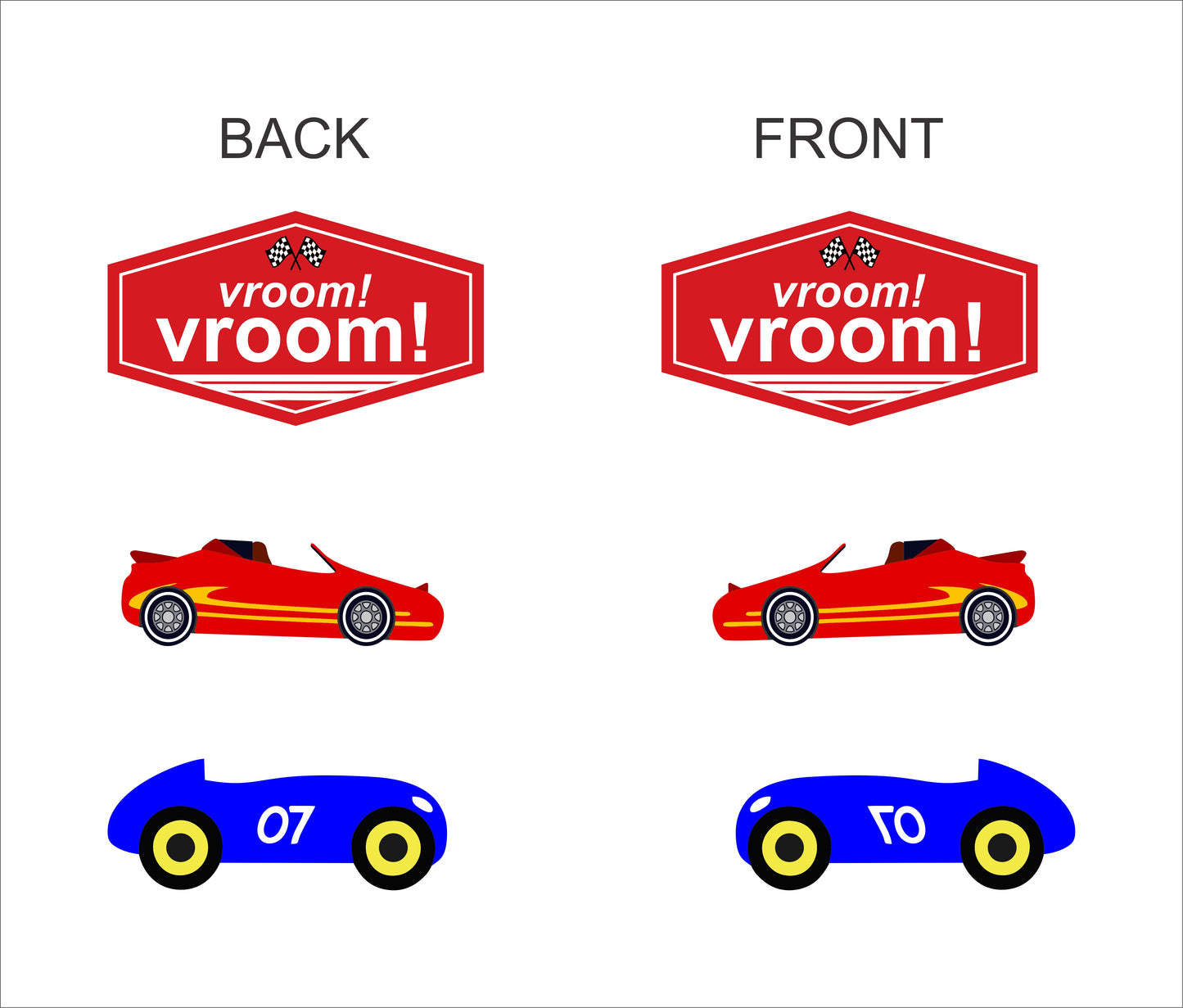 Cars Birthday Party Table Toppers for Decoration