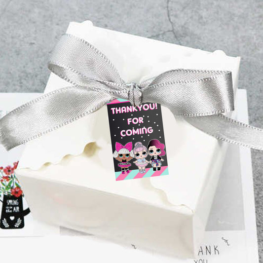 LOL Party Theme Birthday Party Thank You Gift Tags