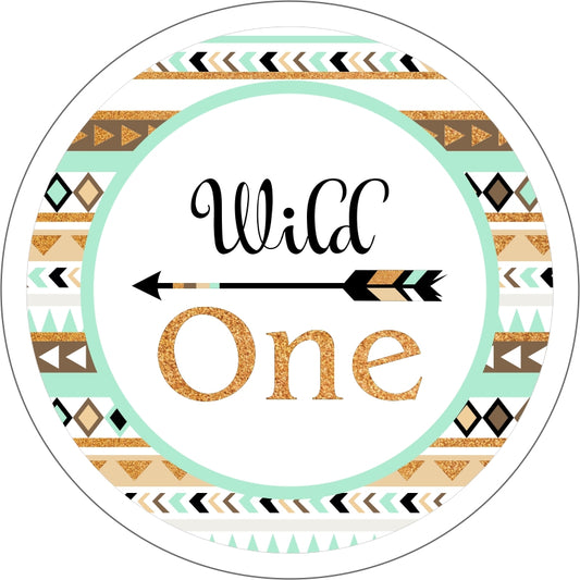 Wild One Birthday Party Thank You Gift Tags