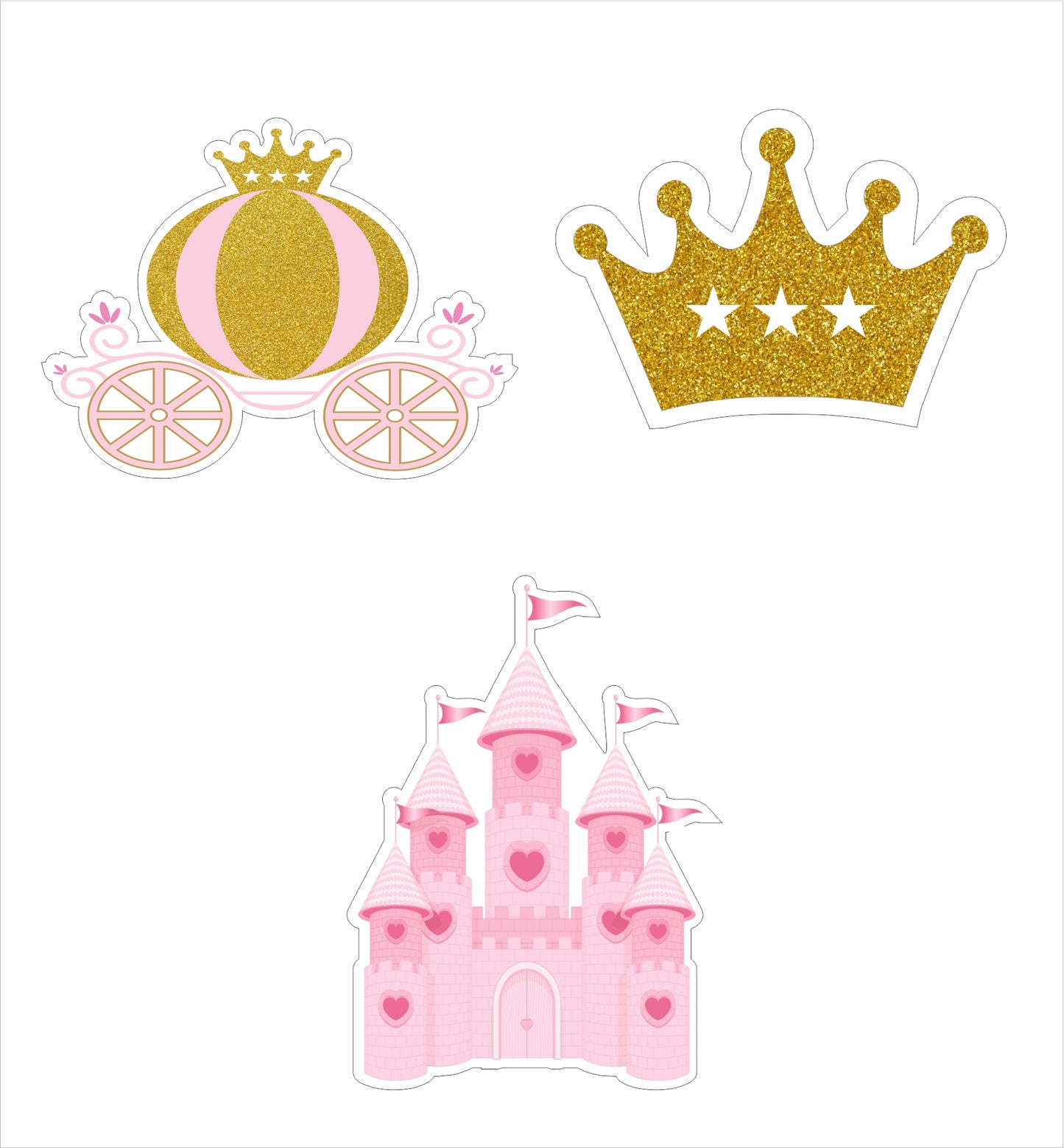 Princess Birthday Party Cutouts