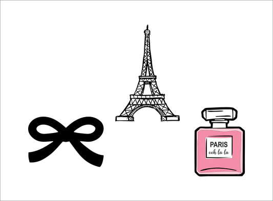 Oh La La Paris Theme Birthday Party Paper Decorative Straws