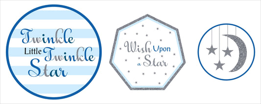 Twinkle Twinkle Little Star theme Birthday Party Table Toppers for Decoration