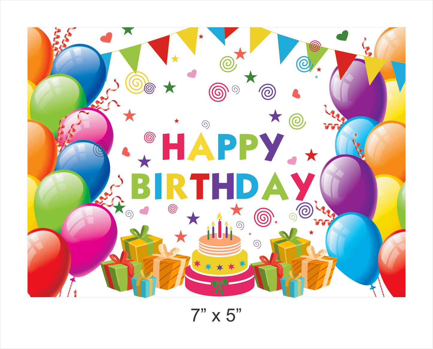 Joyful Birthday Party Backdrop