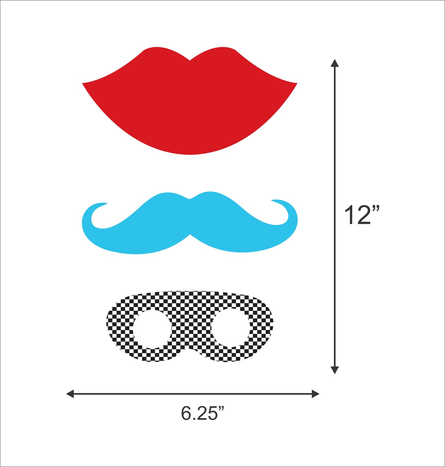 Cars Birthday Party Photo Booth Props Kit