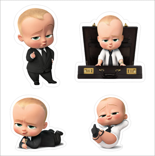 Boss Baby Theme Birthday Party Paper Decorative Straws