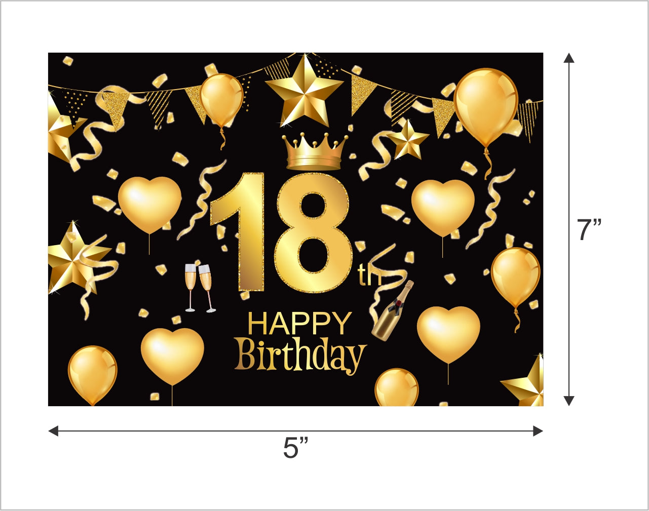 18th Birthday Party Backdrop