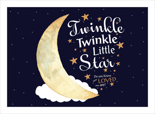 Twinkle Twinkle Little Star Theme Party Backdrop