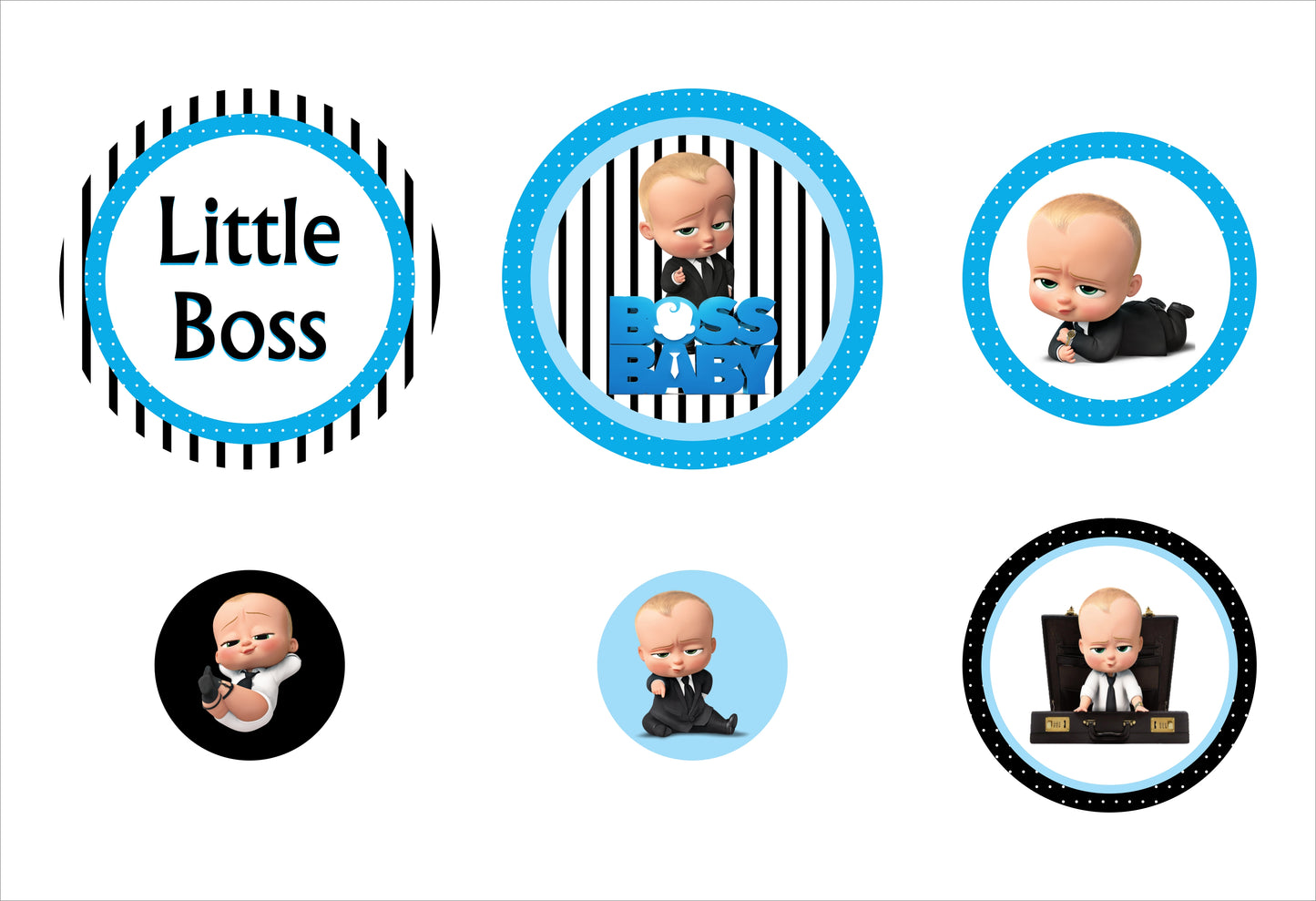 Boss Baby Theme Birthday Party Table Confetti