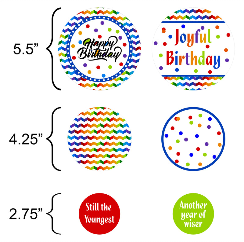 Joyful Theme Birthday Table Confetti