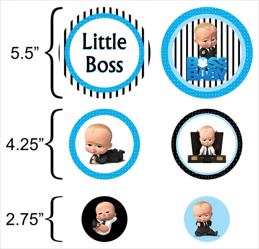 Boss Baby Theme Birthday Party Table Confetti