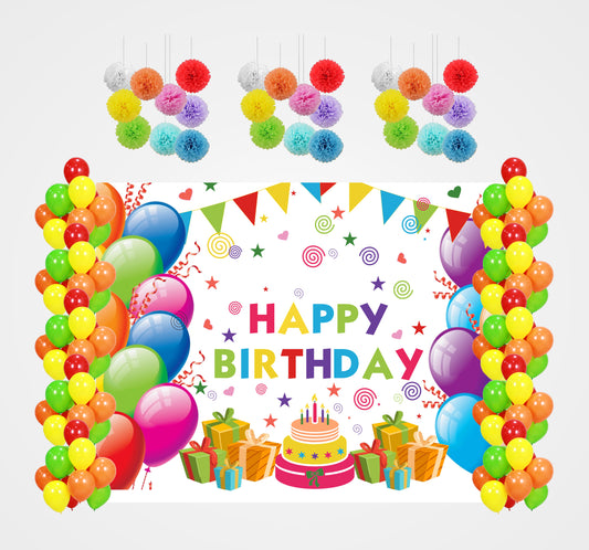 Joyful Theme Birthday Complete Decoration Kit