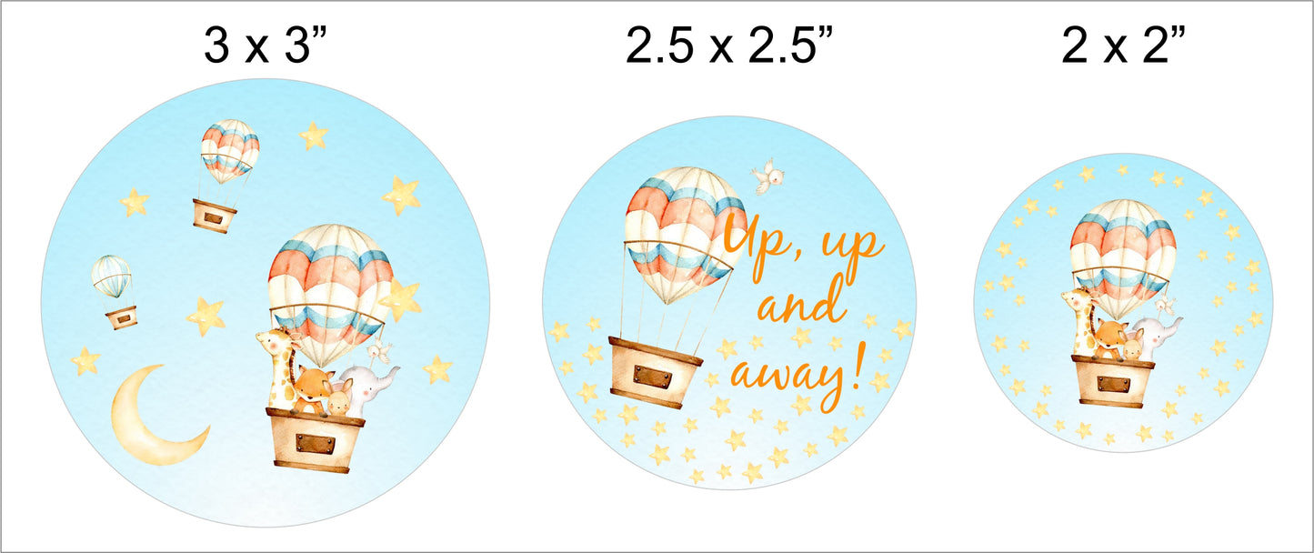 Hot Air Cup Cake Topper Birthday Decoration (Pack Of 12)