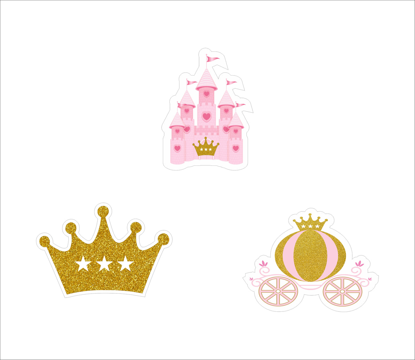 Princess Birthday Party Theme Hanging Set for Decoration