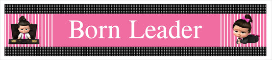 Boss Baby Girl Theme Birthday Party Long Banner for Decoration