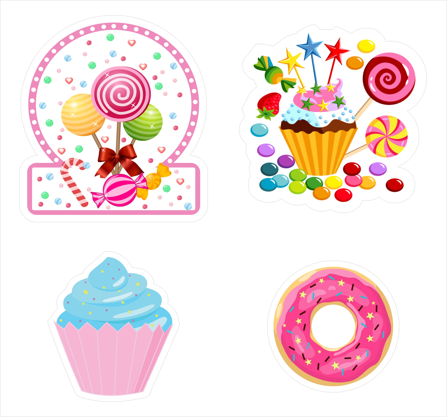 Candy Land Theme Birthday Party Hanging Set for Decoration