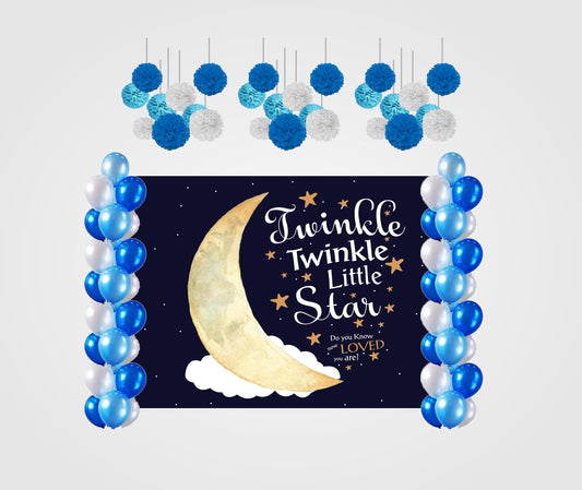 Twinkle Twinkle Little Star Birthday Party Complete Decoration Kit