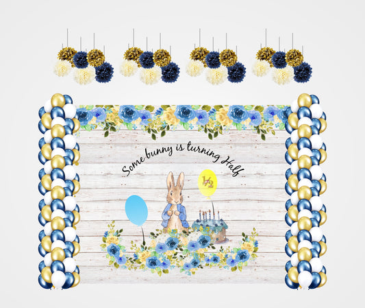 Half Birthday Boys Complete Decoration Kit