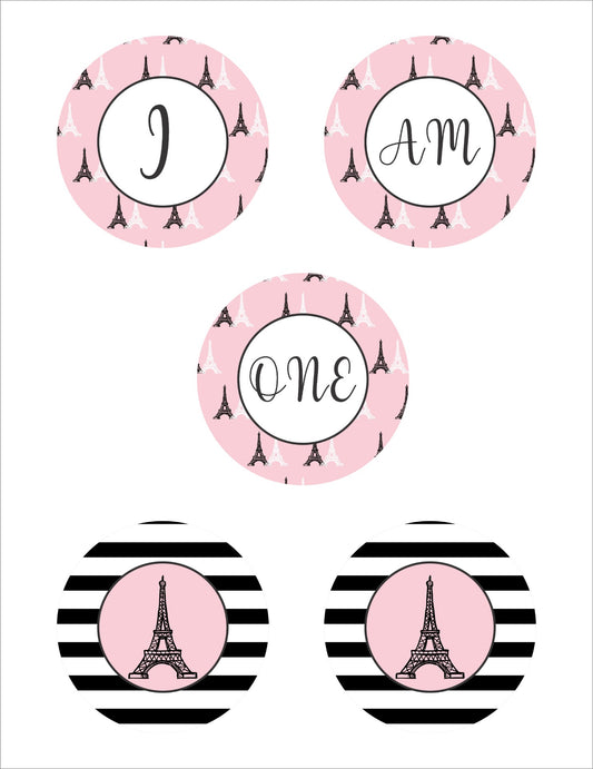 Oh La La Paris Theme Birthday Party Banner for Decoration